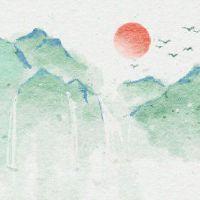 梦见抬头看巨大的山