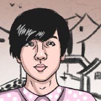 在老人,老人在手中有一个十字架。