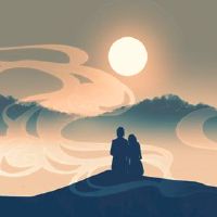 2022白人情人节桌子白人爱情是甜蜜和无知的