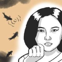 女性有美好的生活,没有祝福。