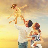 与孩子们,向上指数加倍星座男性